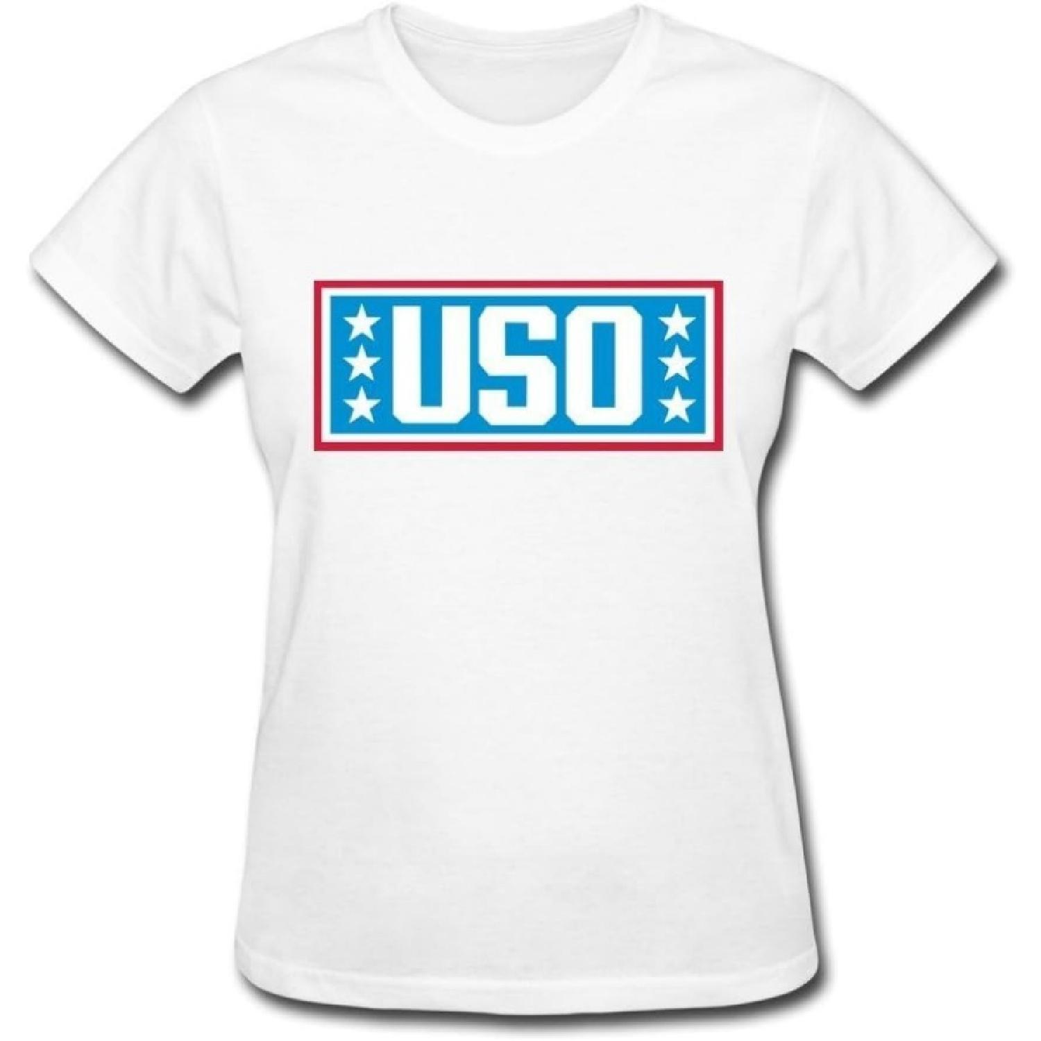 

MAM2 Arts Fashion USO Women s T Shirt RoyalBlue XXXXXL білий