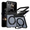 Matte Magnetic Case [Kickstand] [Compatible with MagSafe] [Hinge Protection] Translucent Cover for Samsung Galaxy Z Flip 8,Flip8