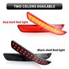 2pcs Car Red LED Rear Bumper Reflector Tail Brake Stop Light Accessories 63147158950/7625714988463 For BMW X5 E70 M 2006-2013