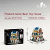 Non-Toxic 2745Pcs Bear Toy House Building Blocks Creative City Street View Moc Bricks Model Desktop Display Ornaments Kids Holiday Gifts