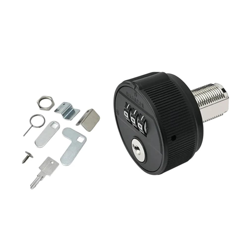 

Прочный кодовый замок 3-значный кодовый замок для ящика Защитный пароль Замок Шкафчик в офисе 30mm чёрный