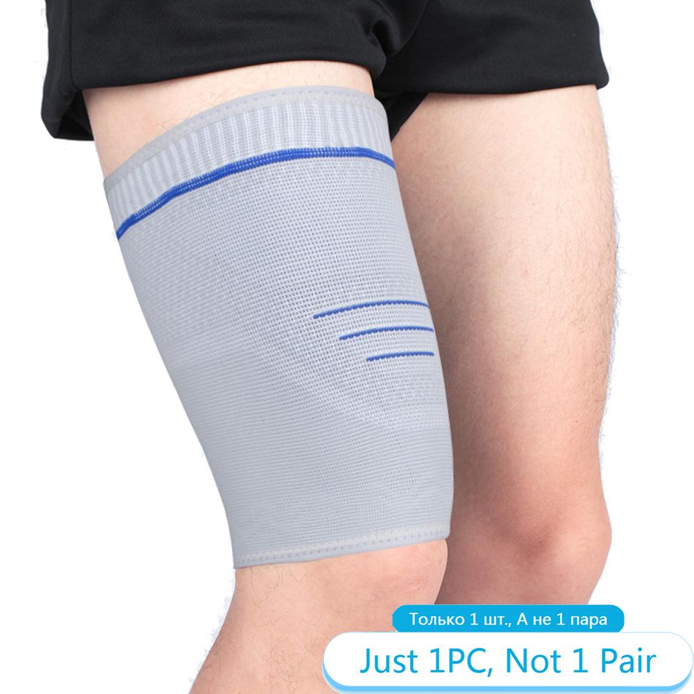

Tcare Thigh Compression Sleeve Pain Relief Recovery Guard Protector Pad, Sport Leg Support Bandage Protector Muscle Strain Brace XL
