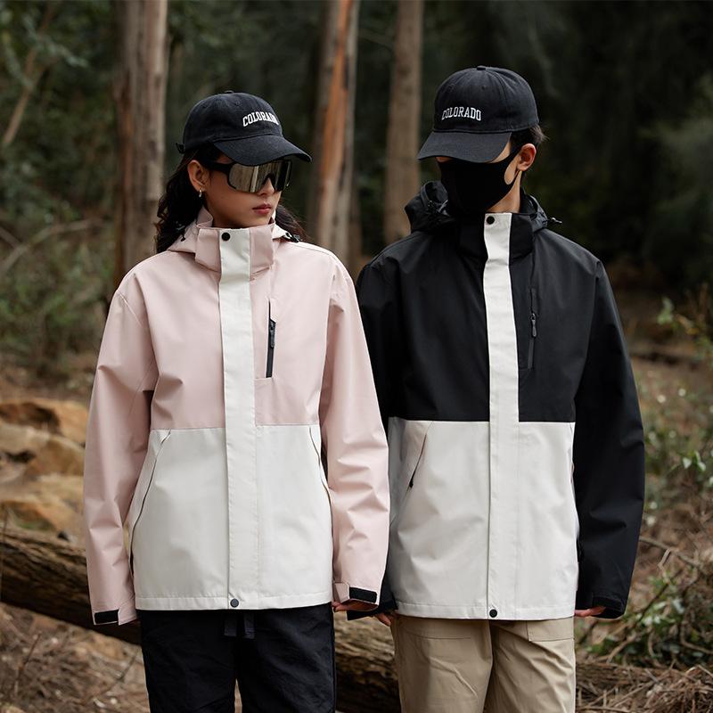 Jacket Men's Autumn New Mountain Jacket Men's and Women's Same Style Multi-Color Outdoor Windproof Mountaineering Couple Jacket Trendy