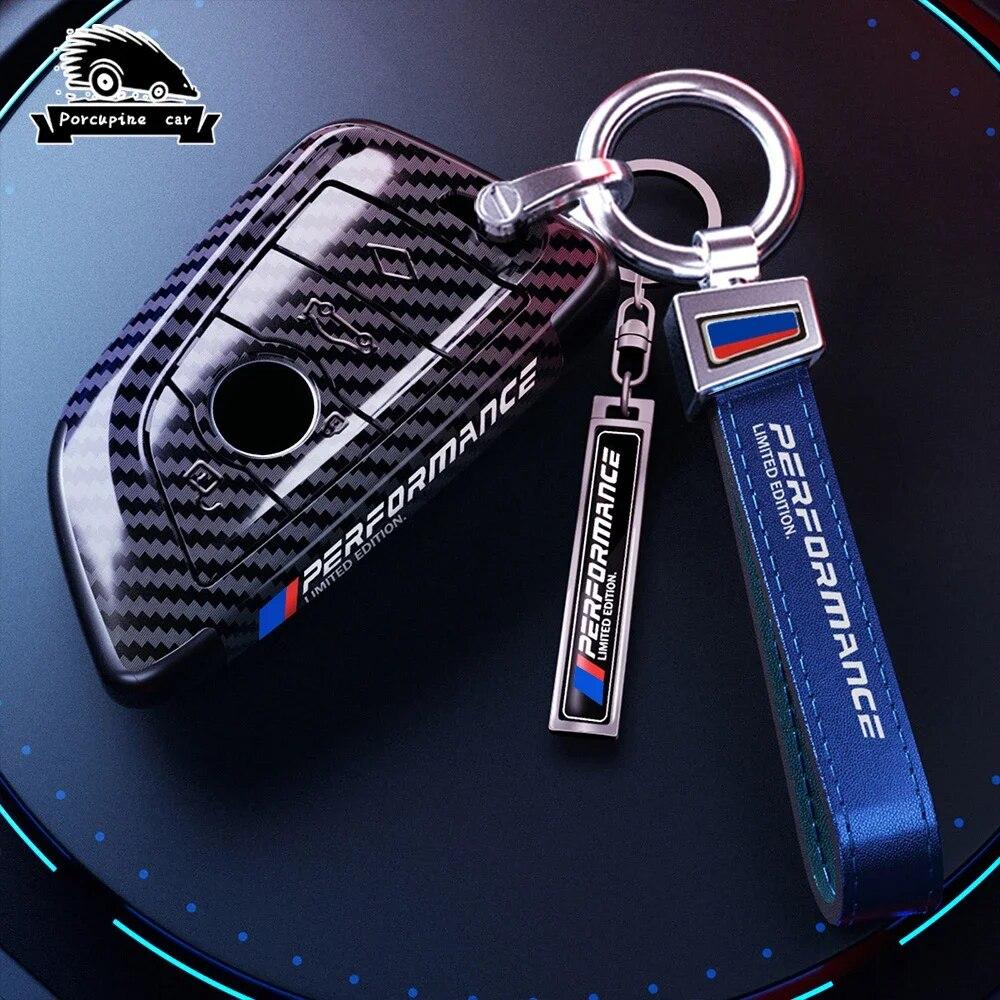 

Чехол для ключей из углеродного волокна для Bmw G20 G30 X1 X3 X4 X5 G05 X6 X7 G11 F15 G01 G02 F48, держатель для аксессуаров, брелок в виде ракушки