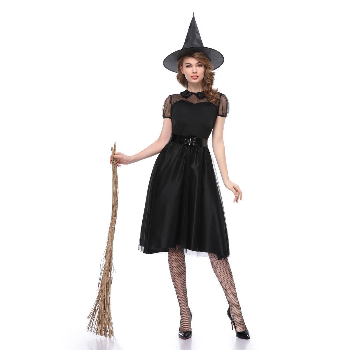 

Костюм на Хеллоуин, костюм ведьмы, костюм волшебника, костюм ведьмы M чёрный