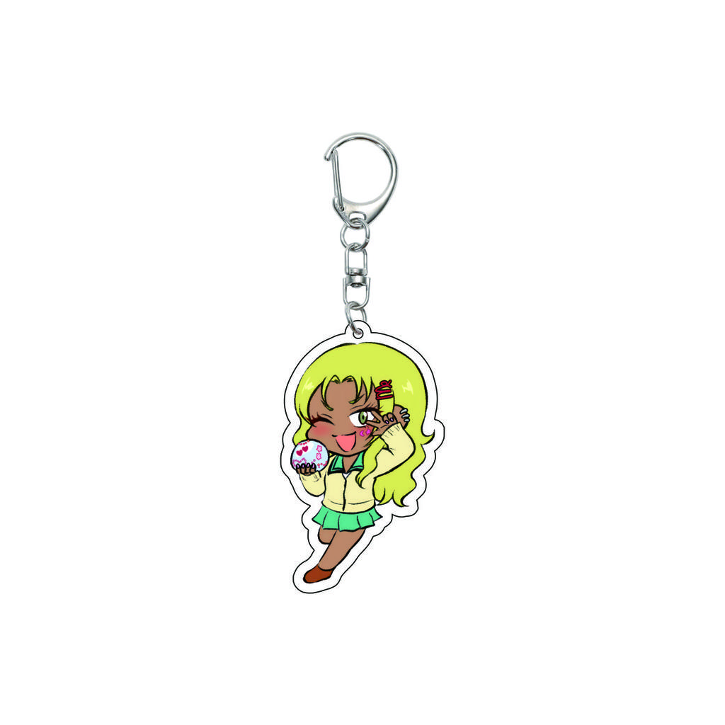 55MM Κλειδοθήκη Anime Η Καταστροφική Ζωή του Saiki K Saiki Kusuo Teruhashi Kokomi Κλειδοθήκη Ακρυλική Πλάκα Μοντέλου Χριστουγεννιάτικα Δώρα
