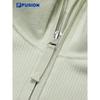 FILA FUSION Women's Stand Collar Knitted Short Top