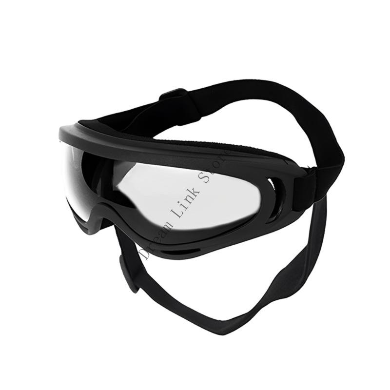 Fashionable Dog Sunglasses TPU Frame Dustproof Lens Goggles with Adjustable Strap For Beach Motorcycle Trip Daily Walks