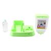 Automatic Pet Feeder Detachable Food Dispenser Water Bottle Cats Dogs Feeding Tool Pink