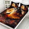 Animal Pattern Mattress Three-Piece Digital Printing Bedding Set, Mattress Three-Piece Set For Children And Adults