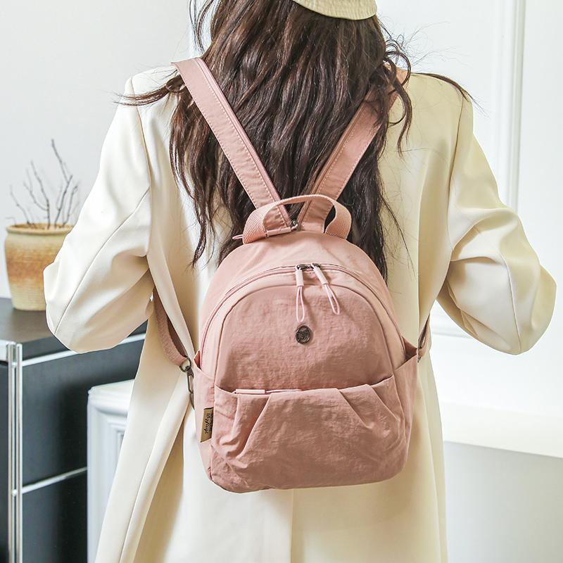 Unifarbener wasserabweisender Rucksack Multifunktionale Brusttasche Umhängetasche
