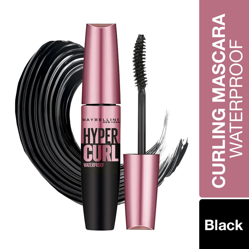 Maybelline Hypercurl Waterproof Mascara Black 9.2 ml