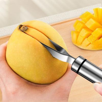 304 Stainless Steel Mango Core Remover, Multi-functional Pineapple Core Remover, Fruit Digging and Cutting Tool, Fruit Spoon