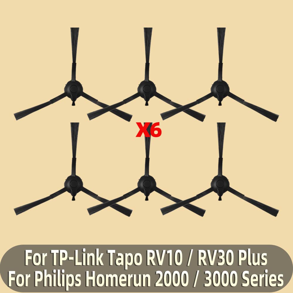 

Accessories Fit For TP-Link Tapo RV10 / RV30 Plus, Philips Homerun 2000 / 3000 Series Filter Main Side Brush Replacement Parts