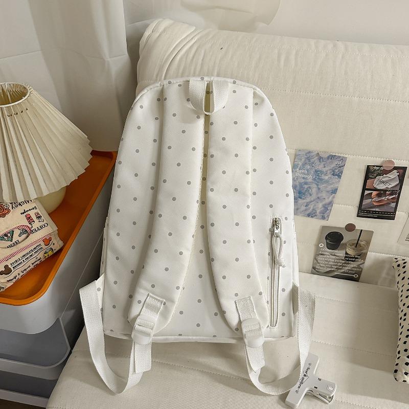 Korean version of polka dots cute angel wings girl heart sweet little backpack Mori small fresh junior high school girls backpack