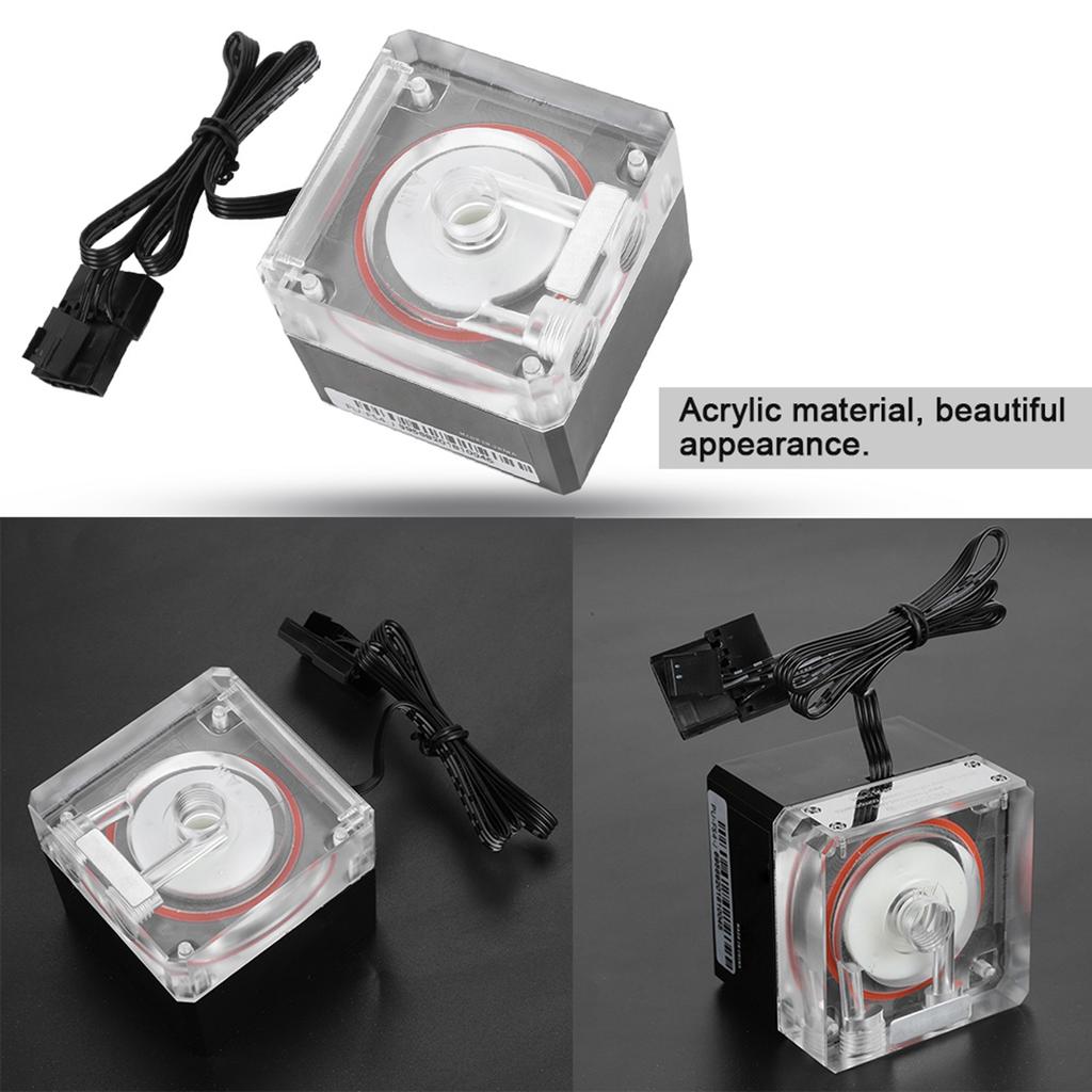 PC Water Cooling Integrated Mute Water Pump Support PWM Intelligent Control Speed