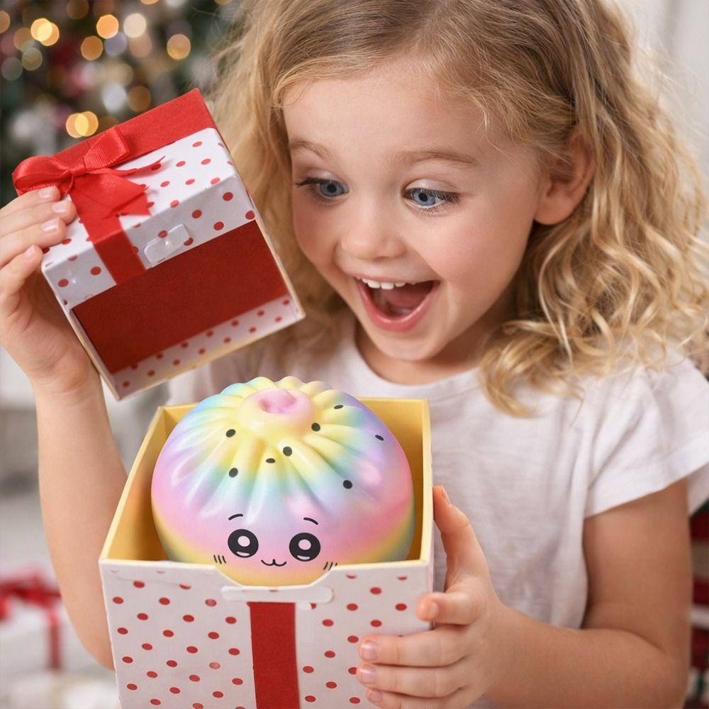 Glitter Dumplings Blind Box Squeeze Toy Stress Relief Sensory Ball  For Stress Anxiety Relief