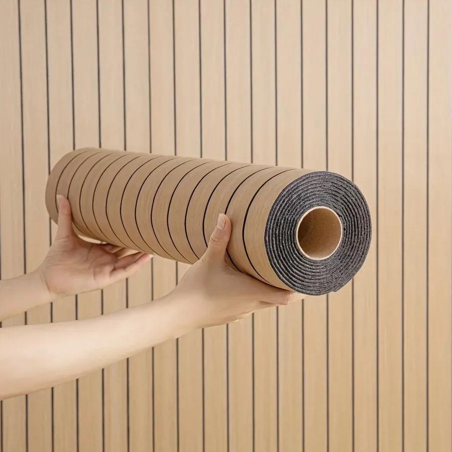 3D Peel and Stick Wall Stickers Easy DIY Suitable for Ceiling, Living Room 1 Roll Self-Adhesive Wall Panel Sxp Foam Stickers