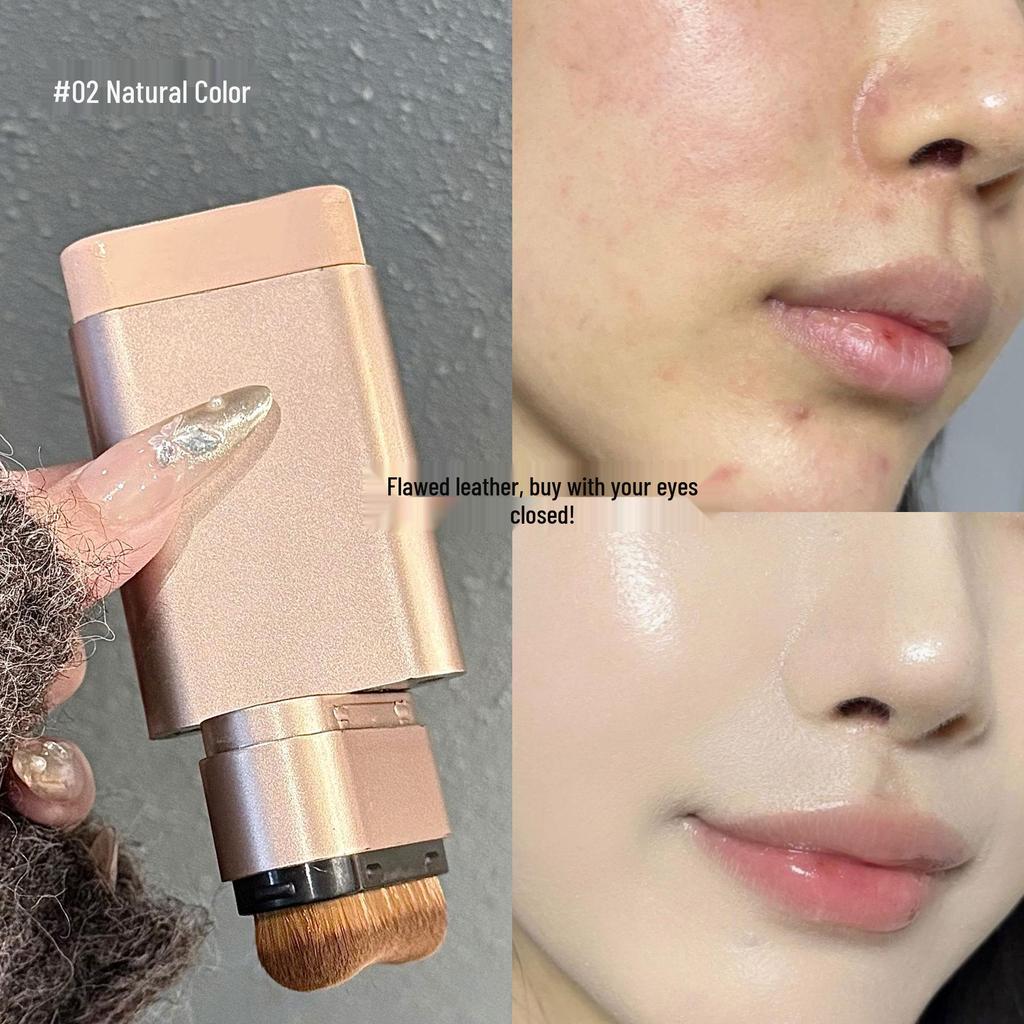 DR.UNYAK Water Glow Koreanischer Cremiger Haut-Foundation-Stick - Klar, Haftend, Nicht Krümelnd.