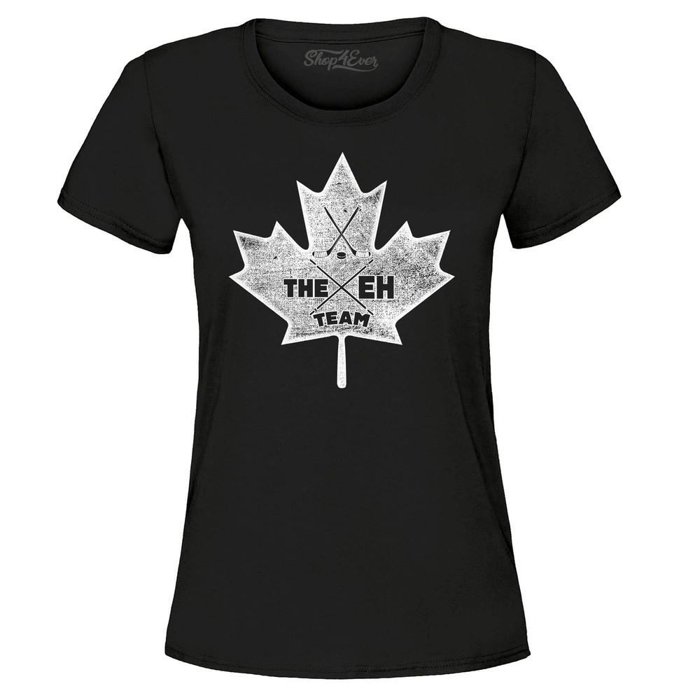 

Canada Leaf The EH Team Canadian Pride Women s T-Shirt Canada Shirts 3XL