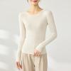 Yangzi Ultra-Fine 18-Gauge Wool One-Shoulder Sweater – Early Autumn Versatile Top