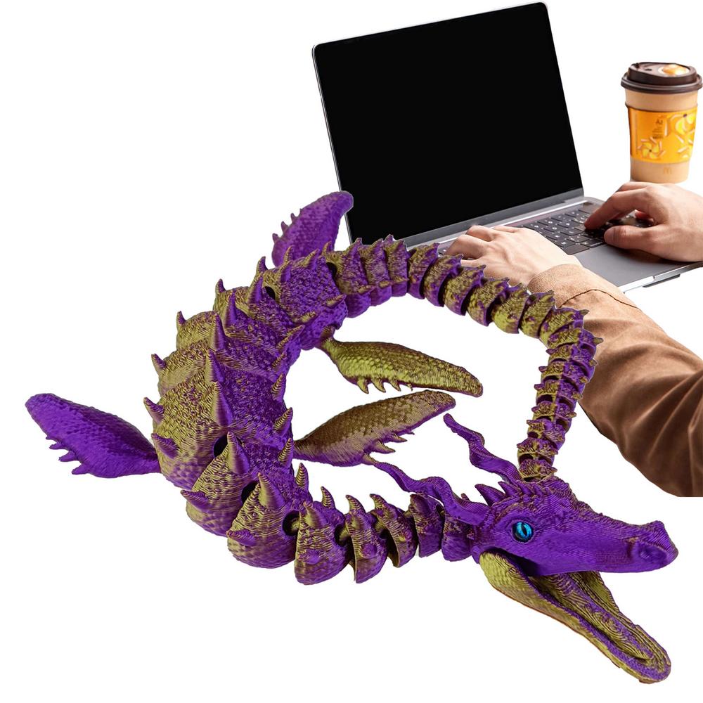 3D Printed Dragons 3D Dragons With Flexible Joints Full Articulated 3D Printed Dragon Fidget Toys For Adults Boys Kids