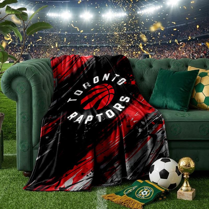 Raptors Basketball Logo Blanket Lightweight Flannel Bedding Blanket Perfect for Travel, Camping, Living Rooms, Offices, Sofas, Fan Christmas Gift