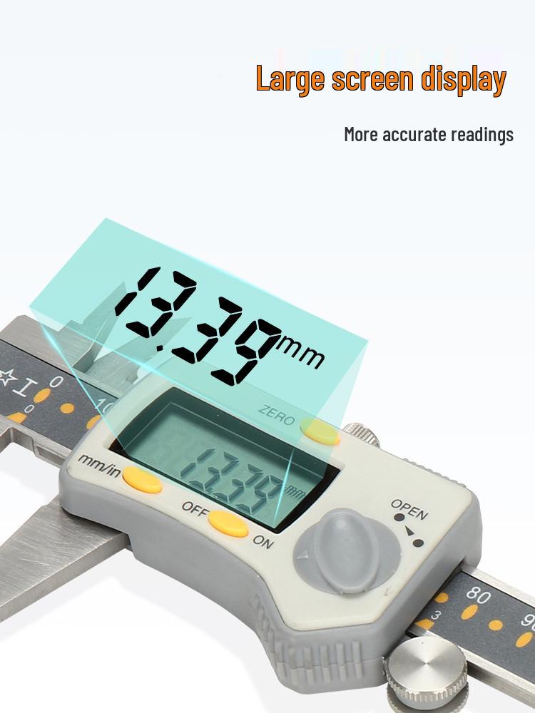 Shanggong High Precision Stainless Steel Digital Vernier Caliper, 0-150/200/300mm Range