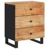 VidaXL Table de chevet 50x33x62cm Bois d'acacia solide et d'ingénierie 350661