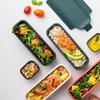 LocknLock Slim Lunch Box Set with Carry Pouch and Chopsticks Korean Portable Bento Meal Set 3 Colors