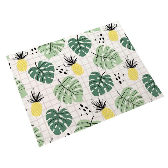 Unique Waterproof Heat Insulation Reusable Machine Washable Pineapple Table Pad for Restaurant Bowl Pad