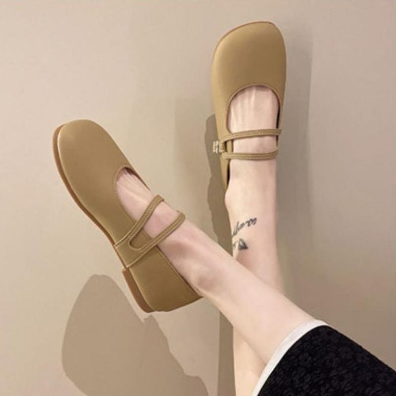 Ladies Footwear Summer Round Toe Mary Jane Women's Flat Shoes Quick Delivery Chic and Elegant Y2k Wholesale Dress Shoe On Sale