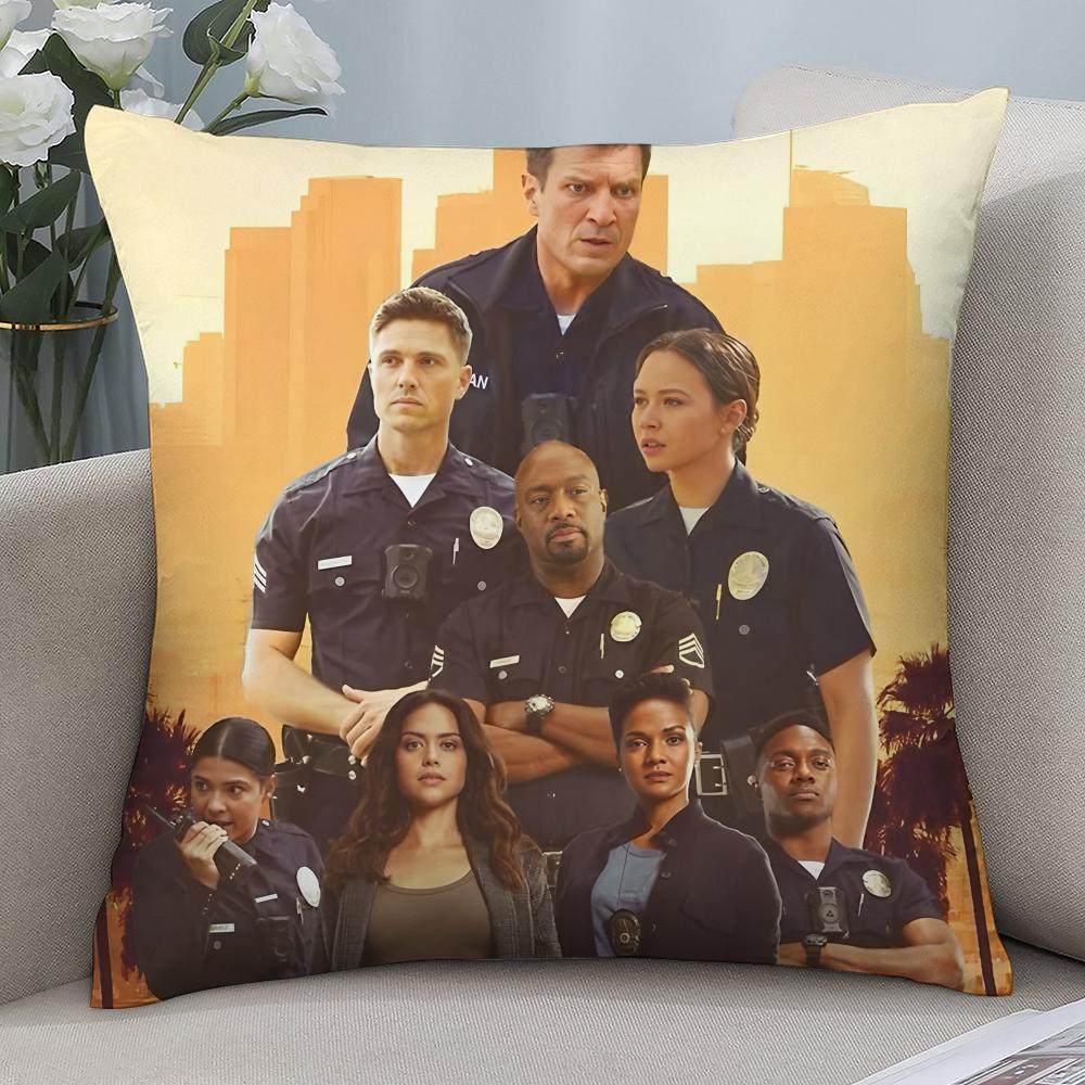 The R-Rookie L A Pillow Case 3D Print Polyester Fiber 40*40 cm Home Sofa Throw Pillow Cover Decoration Festival Gift