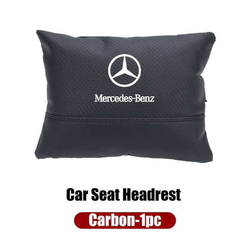 ISD4 2026 Hot Car Headrest Interior Accessories Neck Pillow For Mercedes Benz AMG W204 W205 W203 W211 W212 W213 W201 W210 W124 W126 W