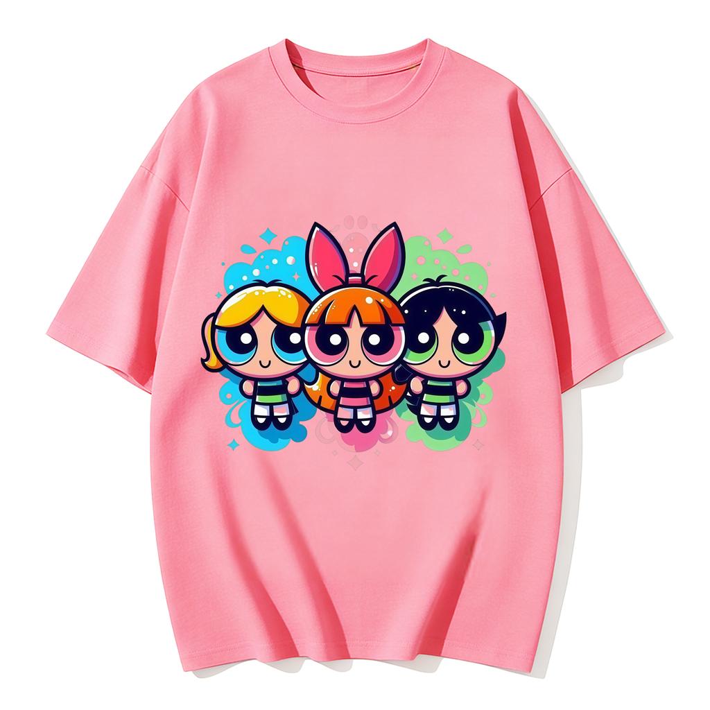 2026 Girls Super Powerful Blouse Training Streetwear Tshirts Womens Tee Classic Gym Fitness Family Matching Outfits Summer Tops