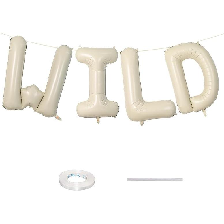 40 Inch Cream White 1 Balloon Numbers, Large Number 1 Balloon Foil Helium Number Balloons, Big 1st Foil Birthday Balloons for Boys Girls 1st Birthday