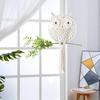 Moon Woven Owl Tapestry Pendant Wall Hanging Decoration Handmade Art Wedding Party Ornament