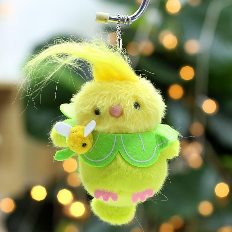 

Плюшевая игрушка кукла креативная пищащая птичка кукла подвеска украшение для сумки брелок кукла для автомата для ловли игрушек 10Cm