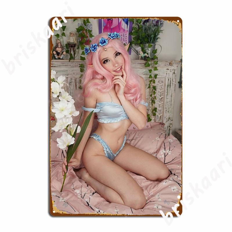 

Belle Delphine Onlyfans Exclusive Elf Metal Plaque Poster Cinema Garage Create Club Bar Wall Decor Tin Sign Posters 20x30cm