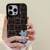 Зеркальный чехол для телефона для iPhone 15 11 13 14 для 15 16 Pro Max 12 13 16 Pro Чехол для телефона в милом стиле с облаками, цветами и животными