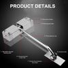 Self Closing Door Mechanism Heavy Duty Spring Loaded Door Closers Adjustable Tension Door Closers for Indoor/Outdoor Use