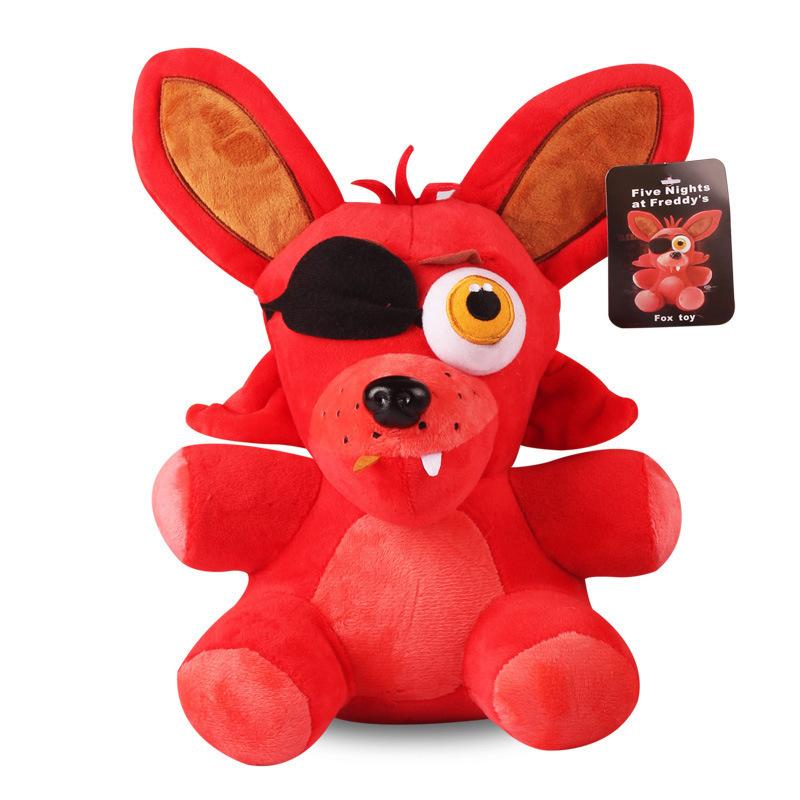 18cm FNAF Plyšáci Freddy Fazbear Medvěd Foxy Králík Bonnie Chica Plyšáci Hračky 5 Nocí u Freddyho Plyšáci Hračky Dárky