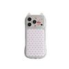 Red Heart Bear Charm Phone Case for iPhone 17/16 Pro Max/15/14