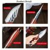 1pc Utility Knives Premium Kitchen Boning Knife Sharp Fixed Blade With Protective Sheath Ideal For Family Meal Prep Camping, And Outdoor Adventures