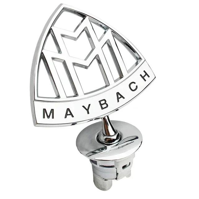Car Metal Head Hood Logo Badge Emblem Styling Sticker For Maybach S560 S580 S600 S680 GLS600 W205 W212 W213 W222 W221 W223 W167