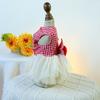 Brand New Pet Clothes Dog Cat Princess gauze skirt,Puppy heart-shaped fluffy skirt J114