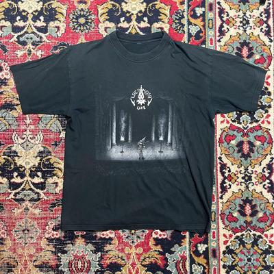 Vintage koszulka z trasy koncertowej Lacrimosa z lat 90. Gotycka Darkwave Rozmiar S