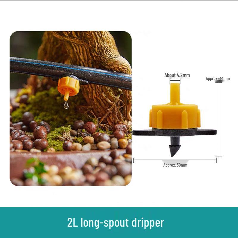 Pressure-Compensating Drip Emitter 2L/4L/8L - Removable Garden & Balcony Irrigation Stabilizer