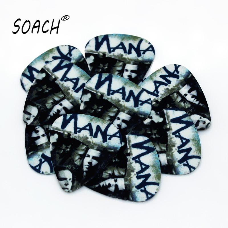 

SOACH 10 шт. 0,71 мм ремешок с двумя боковыми серьгами, выбор DIY, дизайн гитарных медиаторов, европейские и американские узоры