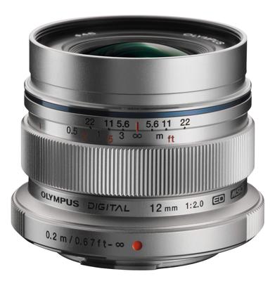 OM Tek Odaklı Lens DIGITAL ED 12mm Gümüş SİSTEM/OLYMPUS M.ZUIKO F2.0